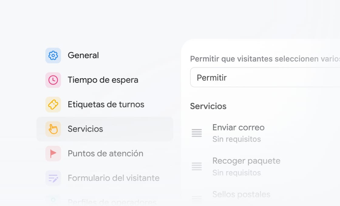 Configura la cola según tu forma de trabajar